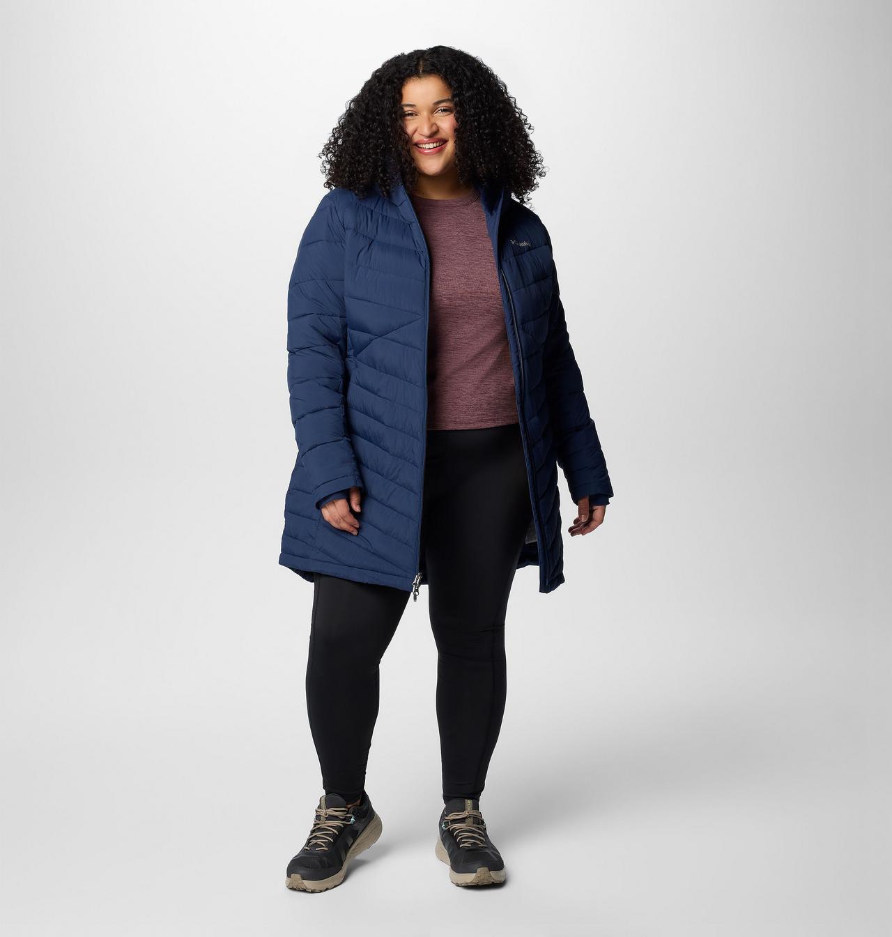 Manteau mi-long à capuchon Joy Peak™ II femmes – Grandes tailles 3