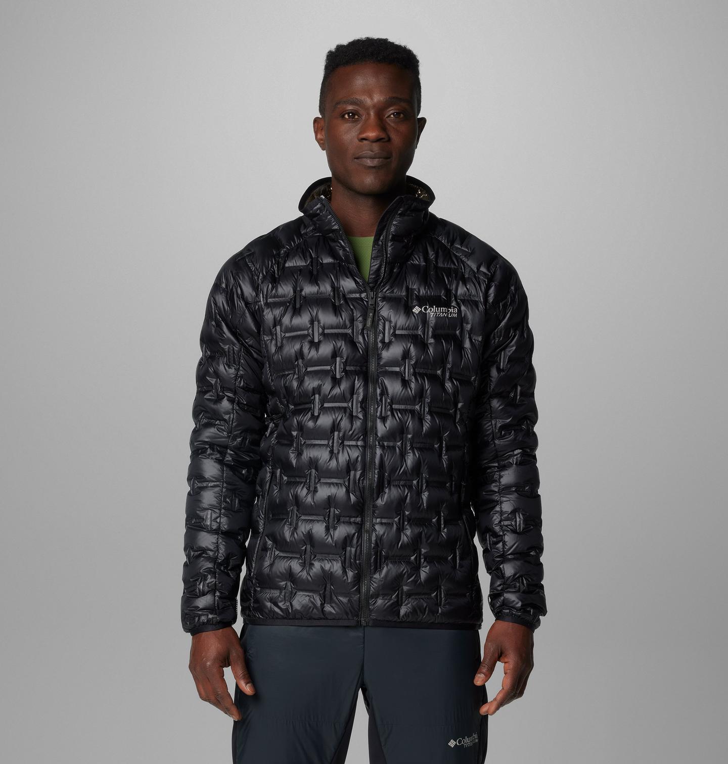 Мужская куртка Columbia Alpine Crux III Down Jacket, цвет: Чёрный — фото 1