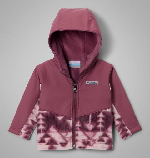 Куртка Columbia Steens Mt II Overlay Hooded Fleece Jacket для малышей, цвет: Лиловый