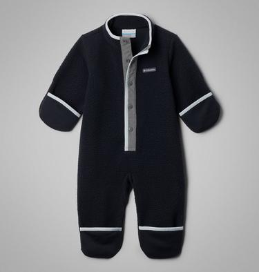 Toddler's Helvetia Sherpa Fleece Bunting, Color: Black, City Grey, image 3