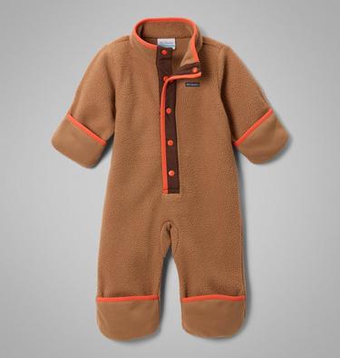 Toddler's Helvetia Sherpa Fleece Bunting, Color: Camel Brown, Tobacco, image 3