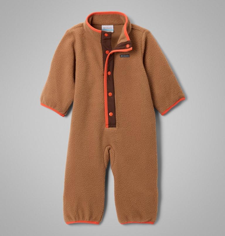 Toddler's Helvetia Sherpa Fleece Bunting, Color: Camel Brown, Tobacco, image 1