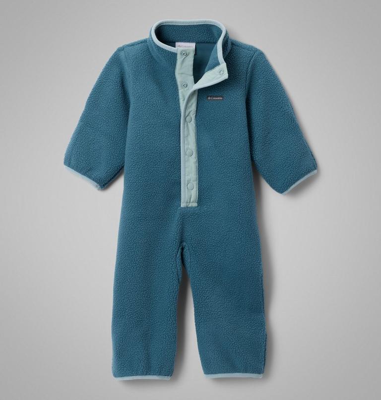 Toddler's Helvetia Sherpa Fleece Bunting, Color: Everblue, Crushed Blue, image 1