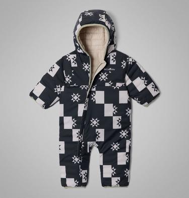 Infant Powder Lite II Reversible Insulated Bunting, Color: Black, Dark Stone, image 20