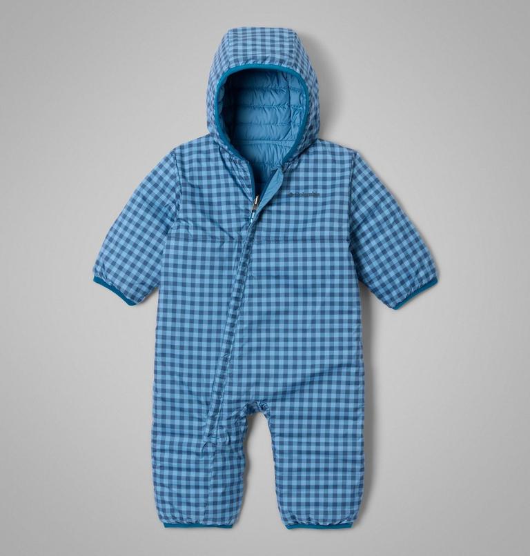 Infant Powder Lite II Reversible Bunting, Color: Phoenix Blue, Rainy Day, Collegiate Navy, image 4