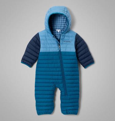 Infant Powder Lite II Reversible Insulated Bunting, Color: Phoenix Blue, Rainy Day, Collegiate Navy, image 7