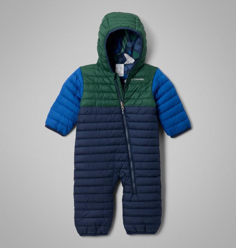 Infant Powder Lite II Reversible Insulated Bunting, Color: Coll Navy, Rain Forest, Mountain Blue, image 1