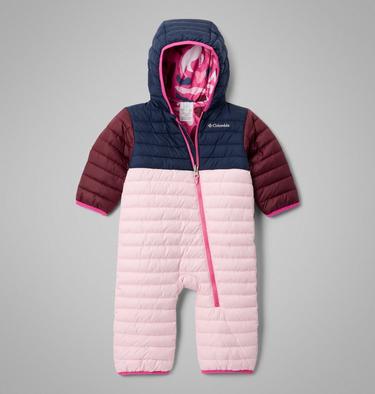 Combinaison Isolée Réversible Powder Lite II Bébé, Color: Satin Pink, Coll Navy, Rich Wine, image 9