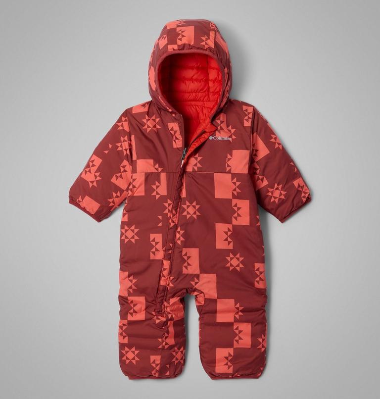 Infant Powder Lite II Reversible Bunting, Color: Red Oxide, Super Sonic, image 4