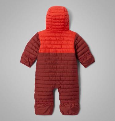 Infant Powder Lite II Reversible Insulated Bunting, Color: Red Oxide, Super Sonic, image 4