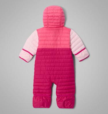 Infant Powder Lite II Reversible Insulated Bunting, Color: Guava Pink, Nico, Satin Pink, image 2