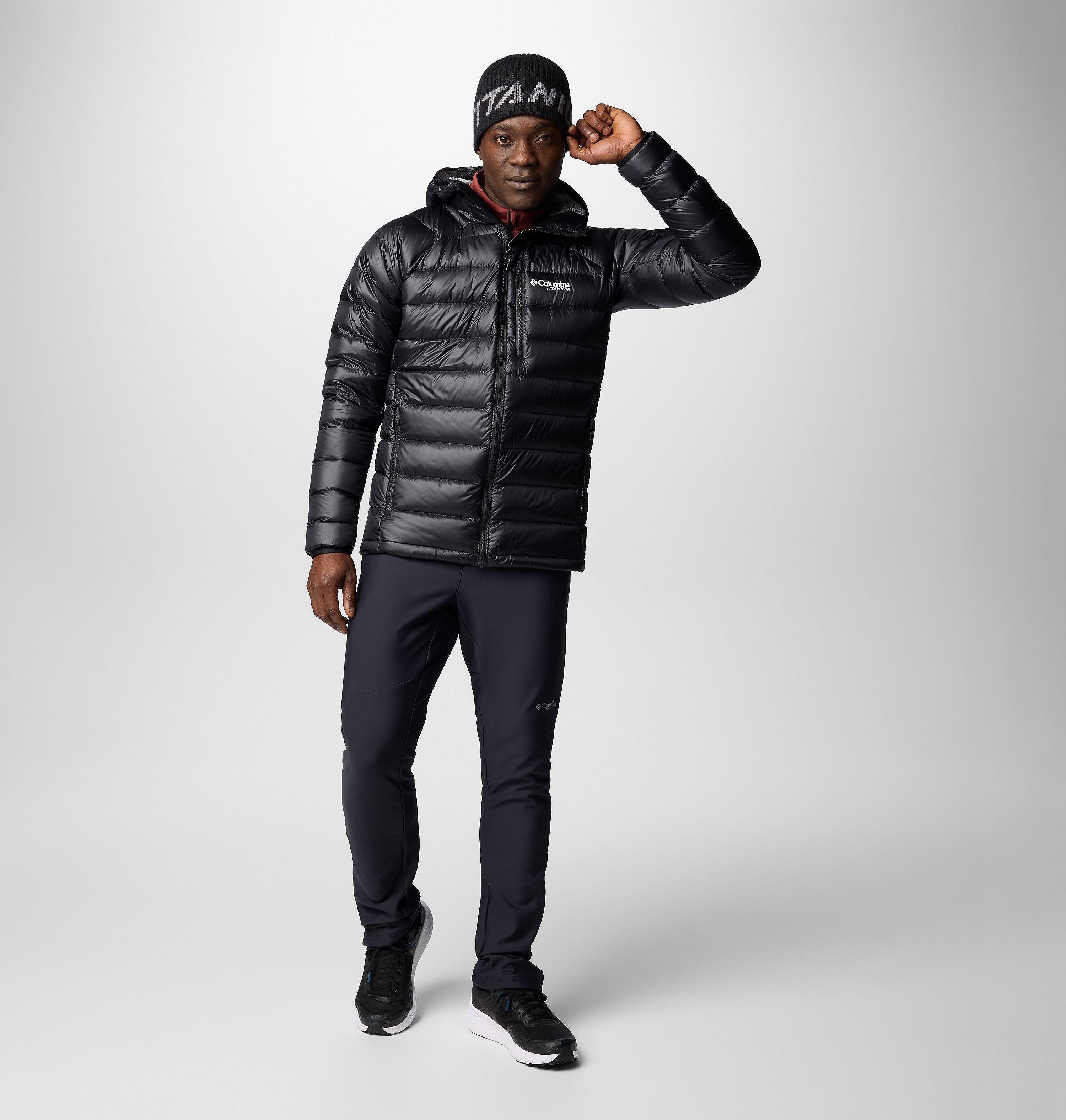 Men's Arctic Crest Down Hooded Jacket | 010 | S 3
