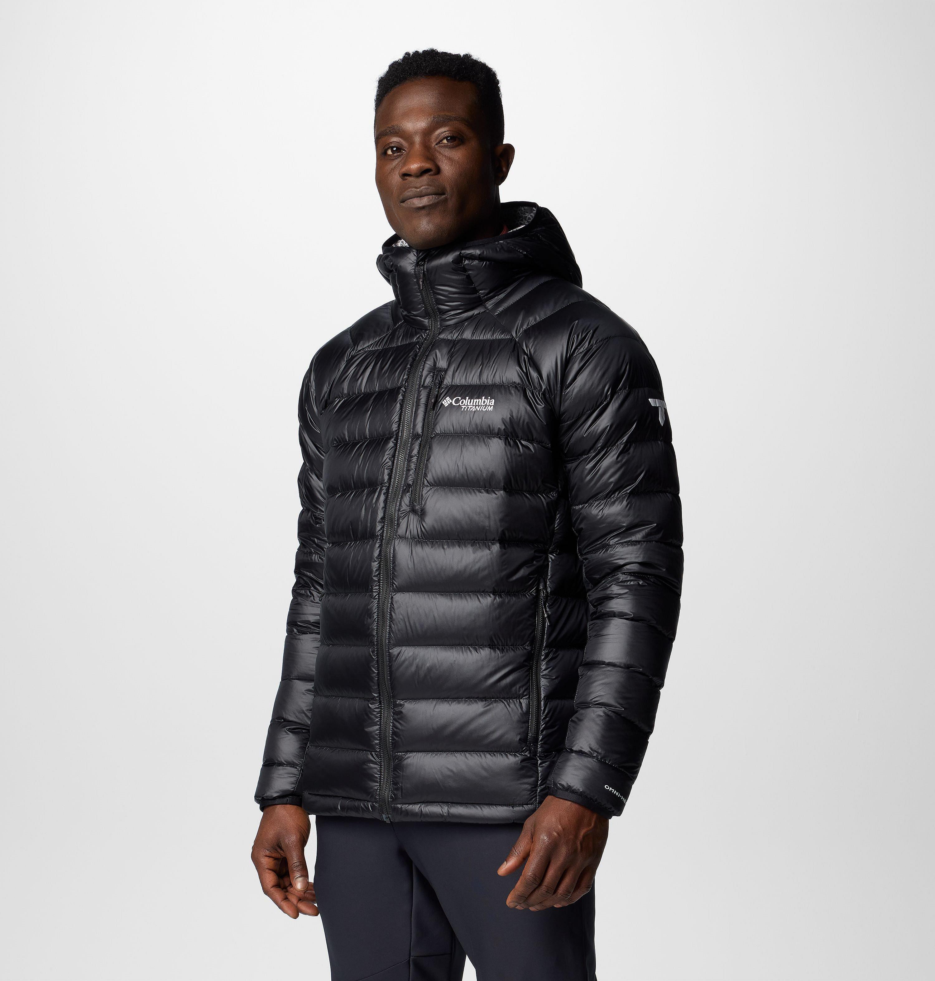 Men's Arctic Crest Down Hooded Jacket | 010 | S 4