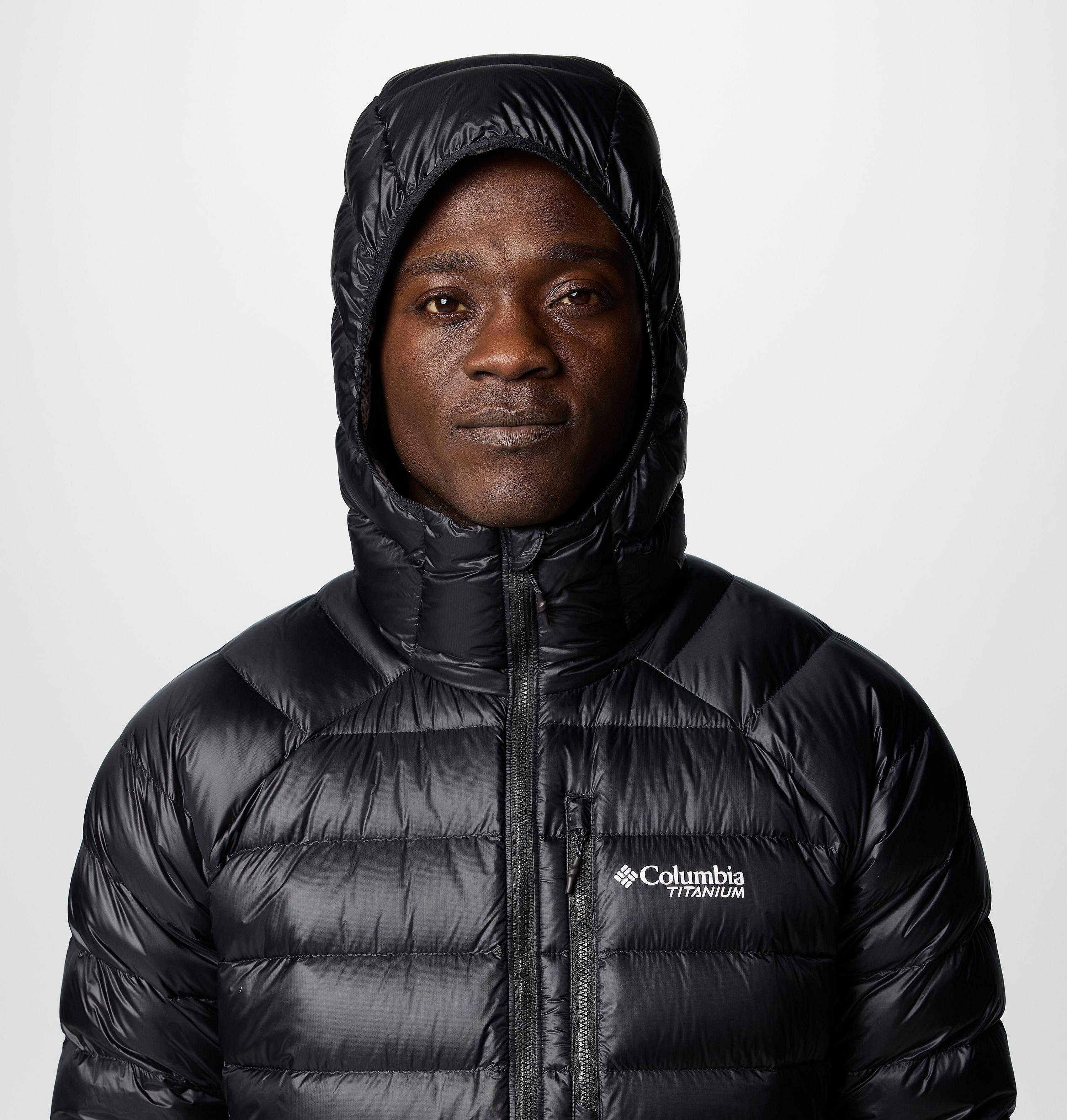 Men's Arctic Crest Down Hooded Jacket | 010 | S 5