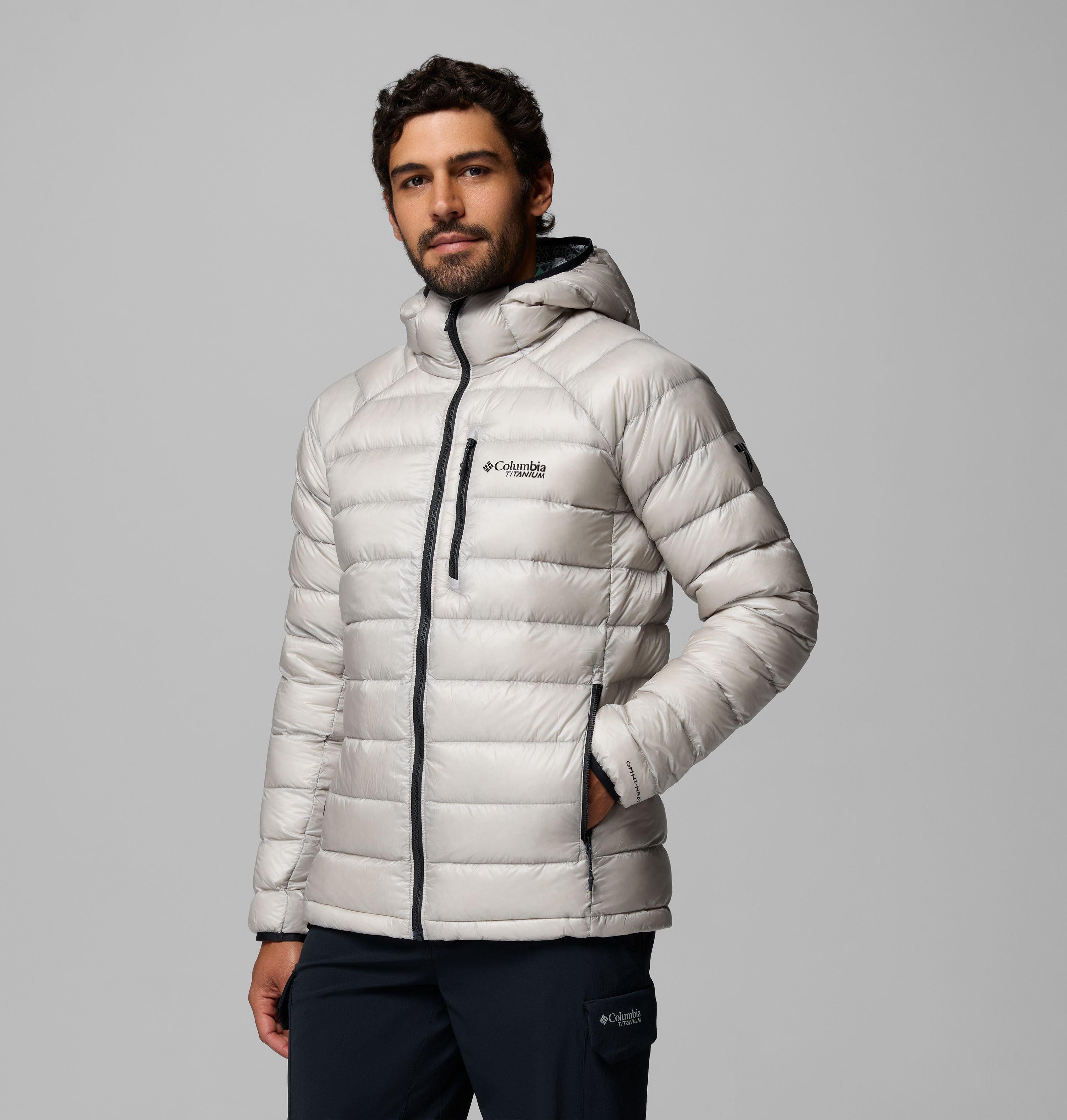 Men's Arctic Crest Down Hooded Jacket 4