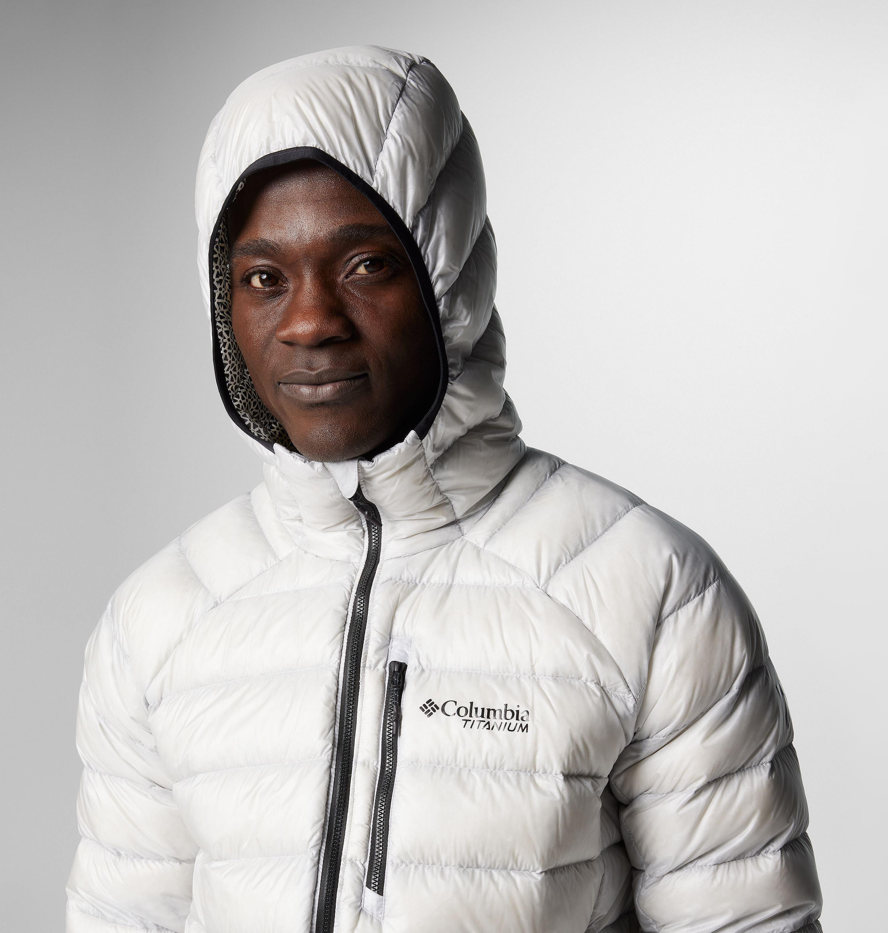 Men's Arctic Crest Down Hooded Jacket | 043 | L 5