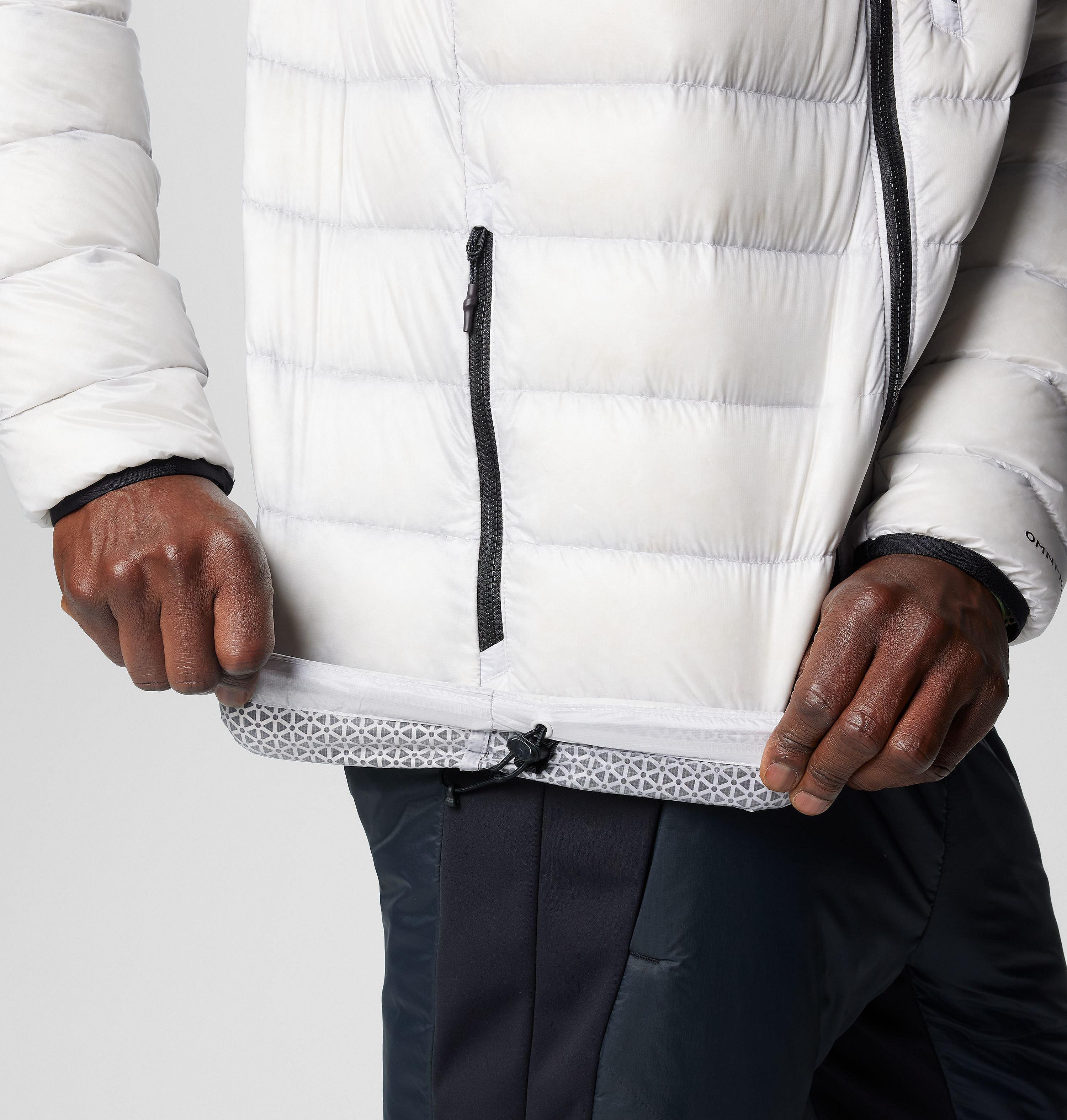 Men's Arctic Crest Down Hooded Jacket | 043 | L 7