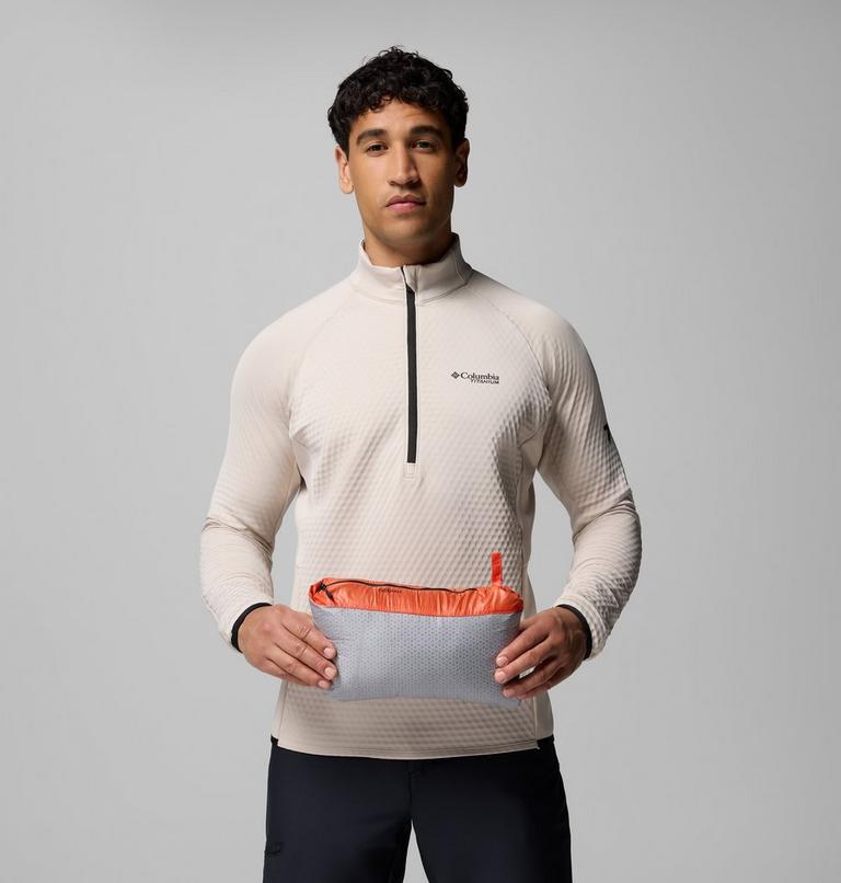 Men's Arctic Crest Down Hooded Jacket, Color: Zing, image 10
