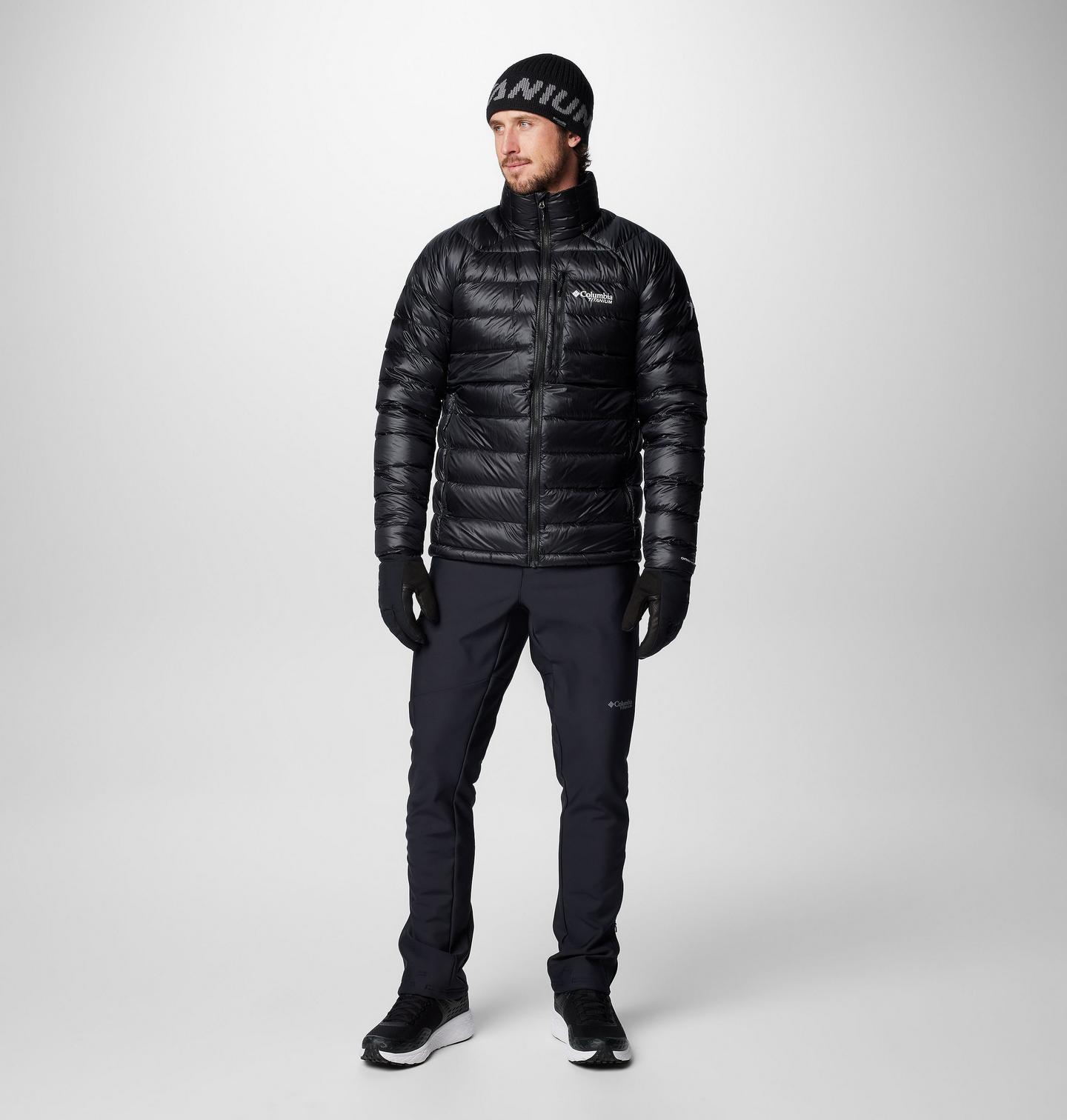 Мужская куртка Columbia Arctic Crest Down Jacket, цвет: Чёрный — фото 3