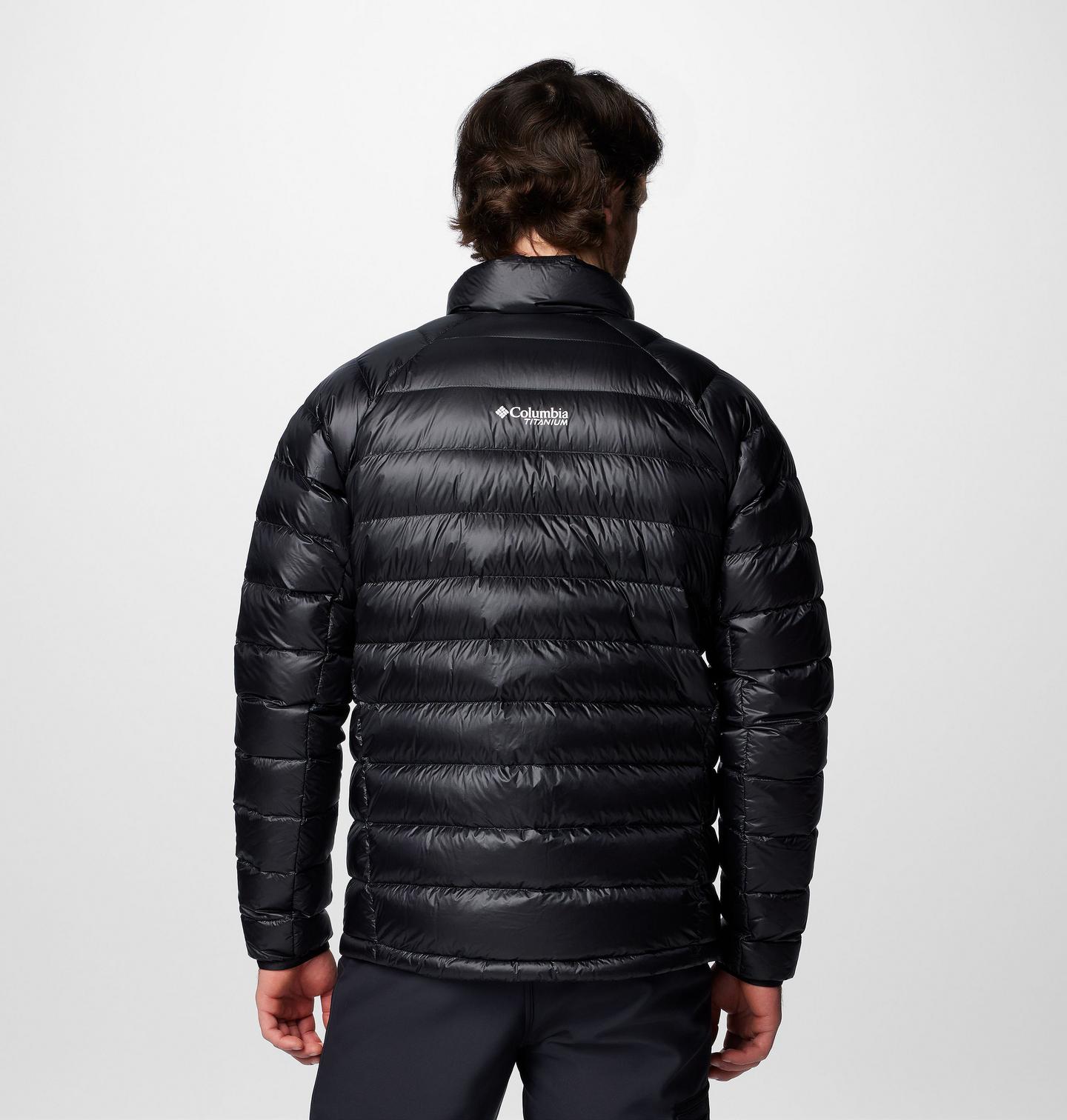Мужская куртка Columbia Arctic Crest Down Jacket, цвет: Чёрный — фото 2