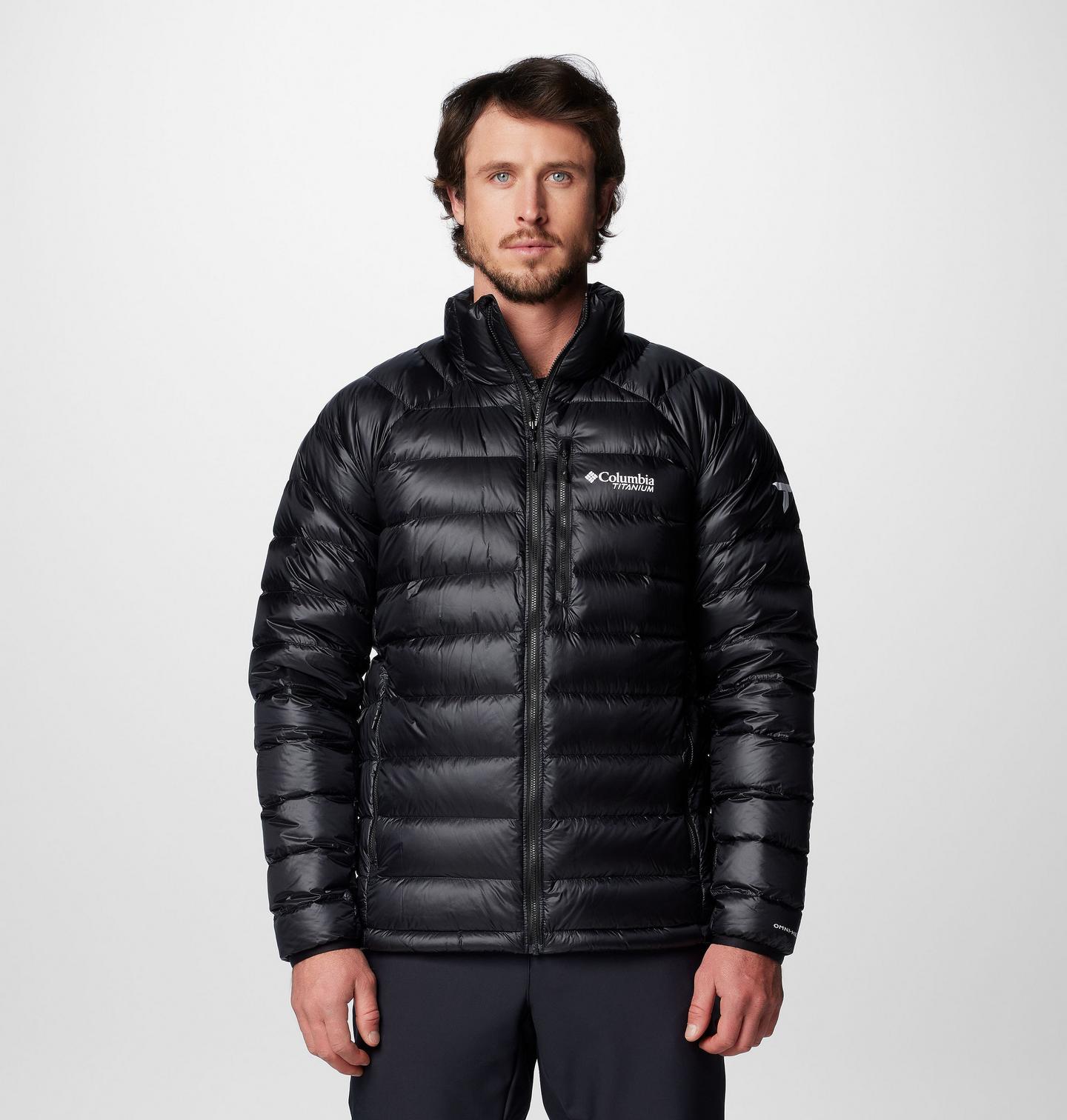 Мужская куртка Columbia Arctic Crest Down Jacket, цвет: Чёрный — фото 1