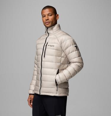 Men's Arctic Crest Packable Down Jacket, Color: Flint Grey, image 8