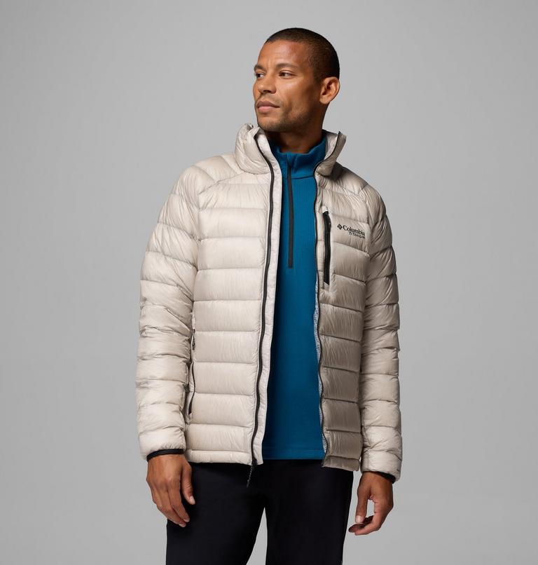 Men's Arctic Crest Packable Down Jacket, Color: Flint Grey, image 5