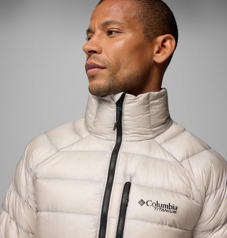 Men's Arctic Crest Packable Down Jacket, Color: Flint Grey, image 7