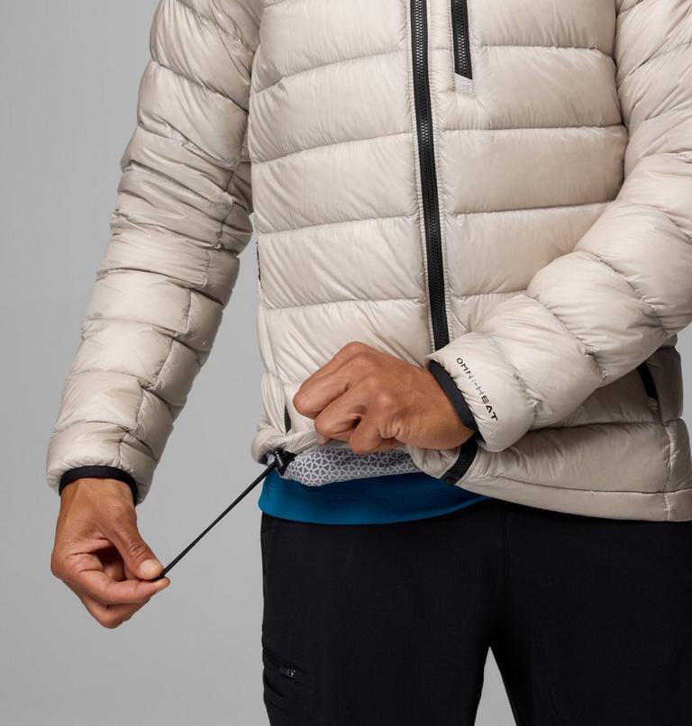 Men's Arctic Crest Packable Down Jacket, Color: Flint Grey, image 9