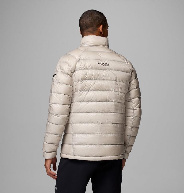 Men's Arctic Crest Packable Down Jacket, Color: Flint Grey, image 3