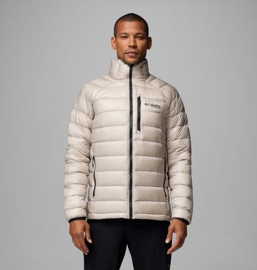 Men's Arctic Crest Packable Down Jacket, Color: Flint Grey, image 3