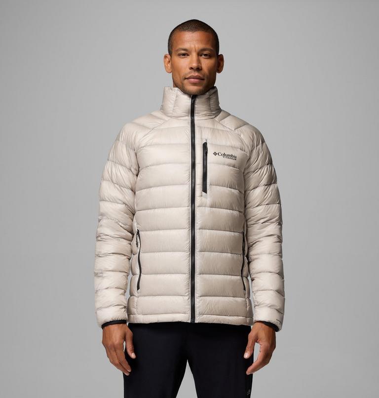 Men's Arctic Crest Packable Down Jacket, Color: Flint Grey, image 1