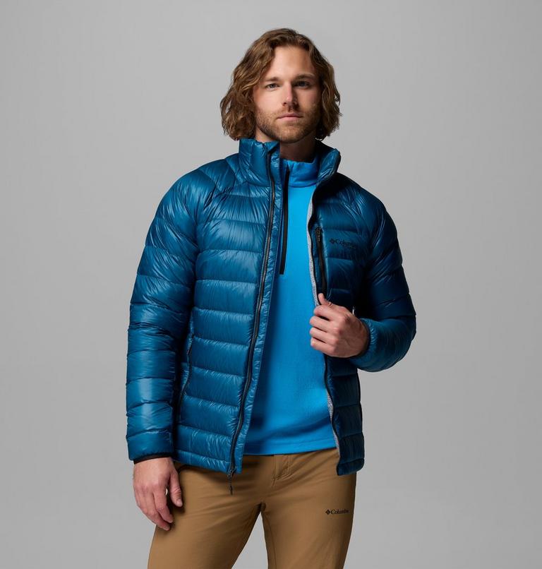 Men's Arctic Crest Packable Down Jacket, Color: Phoenix Blue, image 5