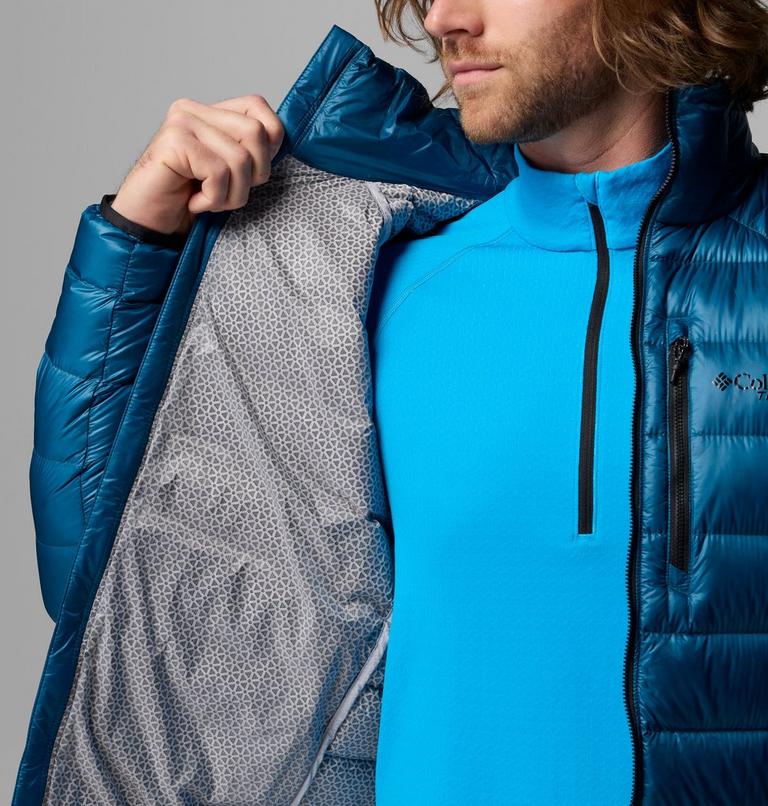 Men's Arctic Crest Packable Down Jacket, Color: Phoenix Blue, image 6