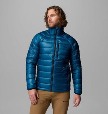 Men's Arctic Crest Packable Down Jacket, Color: Phoenix Blue, image 5