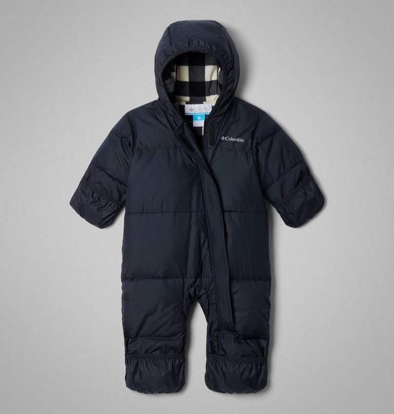 Infant Snuggly Bunny II Insulated Bunting, Color: Black, Chalk Check, image 3