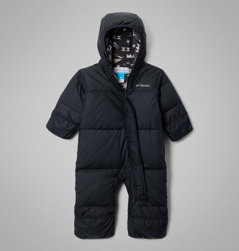 Infant Snuggly Bunny II Insulated Bunting, Color: Black, Shark Peaked Tonal, image 3