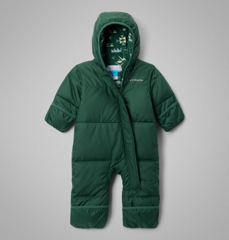 Infant Snuggly Bunny II Insulated Bunting, Color: Rain Forest, Rain Forest Peaked, image 3