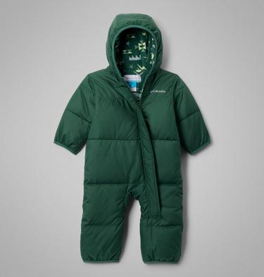 Infant Snuggly Bunny II Insulated Bunting, Color: Rain Forest, Rain Forest Peaked, image 5