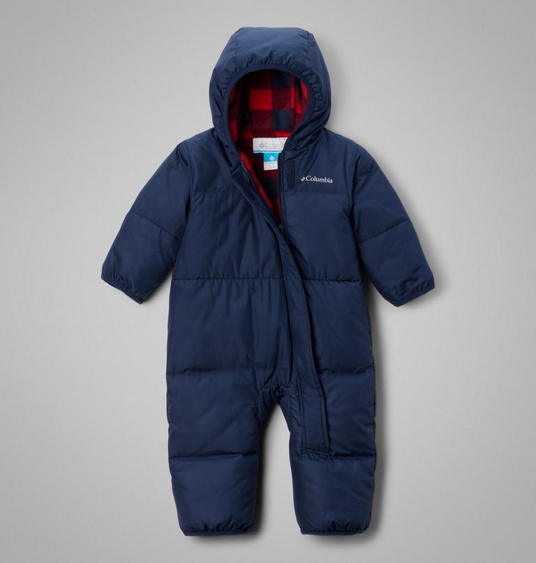 Infant Snuggly Bunny II Insulated Bunting, Color: Coll Navy, Mountain Red Check, image 1