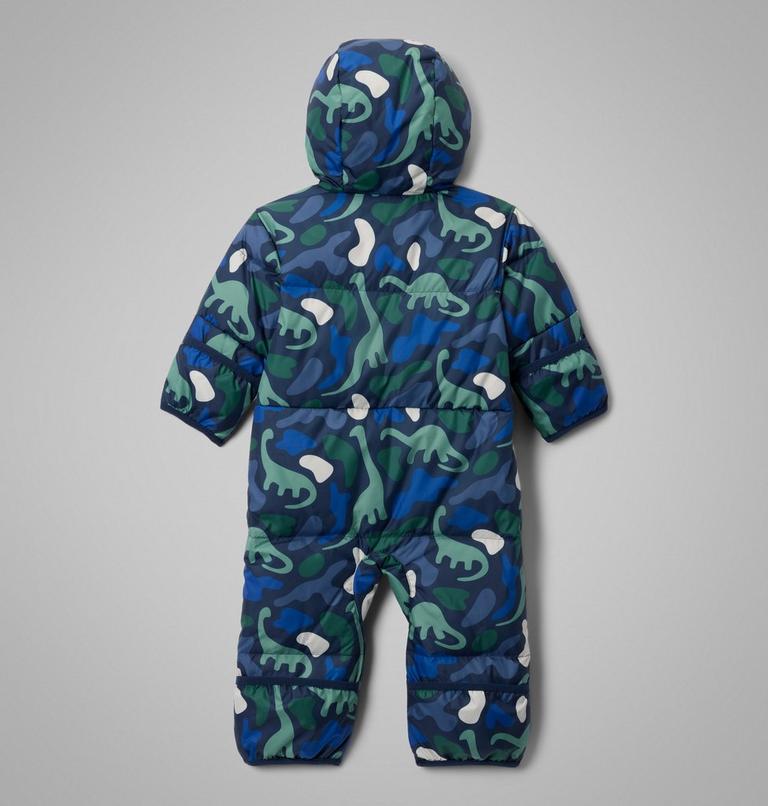 Infant Snuggly Bunny II Bunting, Color: Collegiate Navy Dinoflauge, Rain Forest, image 2