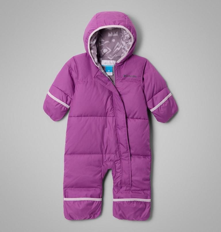 Infant Snuggly Bunny II Bunting, Color: Razzle, Shale Purple Peaked Tonal, image 3