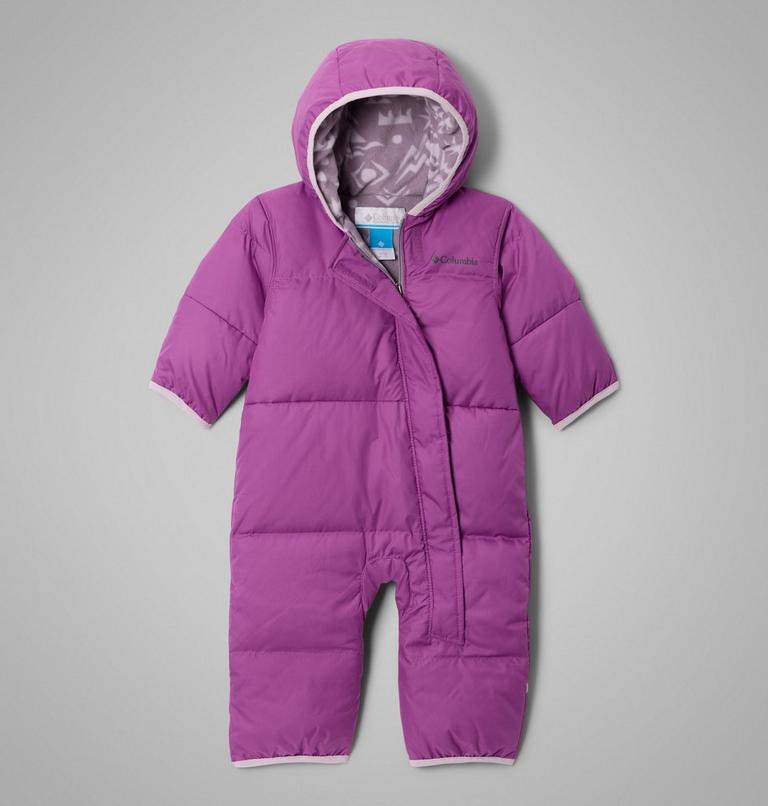 Infant Snuggly Bunny II Bunting, Color: Razzle, Shale Purple Peaked Tonal, image 1