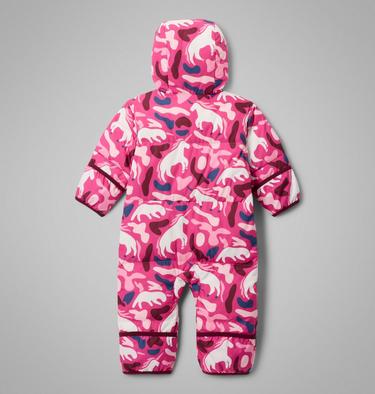 Infant Snuggly Bunny II Insulated Bunting, Color: Pink Ice Uniflauge, Satin Pink, image 10