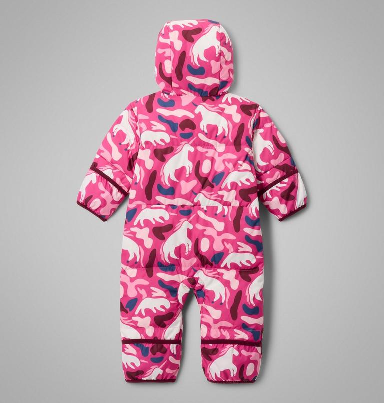 Infant Snuggly Bunny II Insulated Bunting, Color: Pink Ice Uniflauge, Satin Pink, image 2