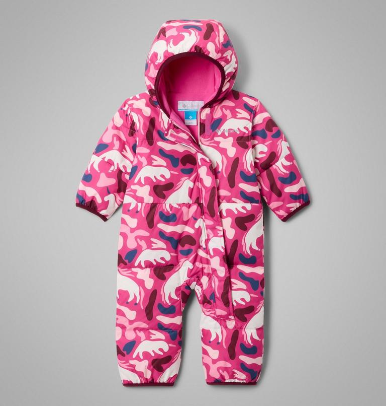 Infant Snuggly Bunny II Insulated Bunting, Color: Pink Ice Uniflauge, Satin Pink, image 1