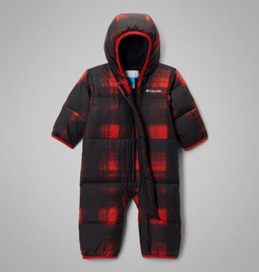 Infant Snuggly Bunny II Insulated Bunting, Color: Sail Red Omblur Tonal, Black, image 1