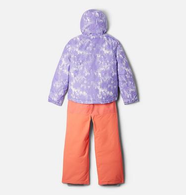 Youth Buga II Waterproof Snow Set, Color: Paisley Purple Timberwild, Hot Coral, image 2