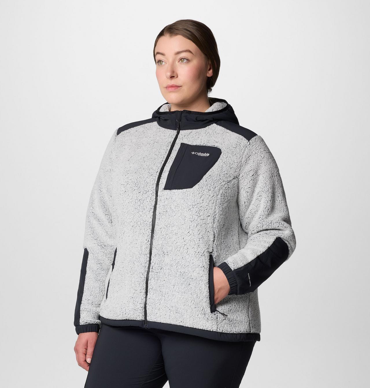 Women's Arctic Crest™ Sherpa Full Zip Fleece Jacket - Plus Size 4