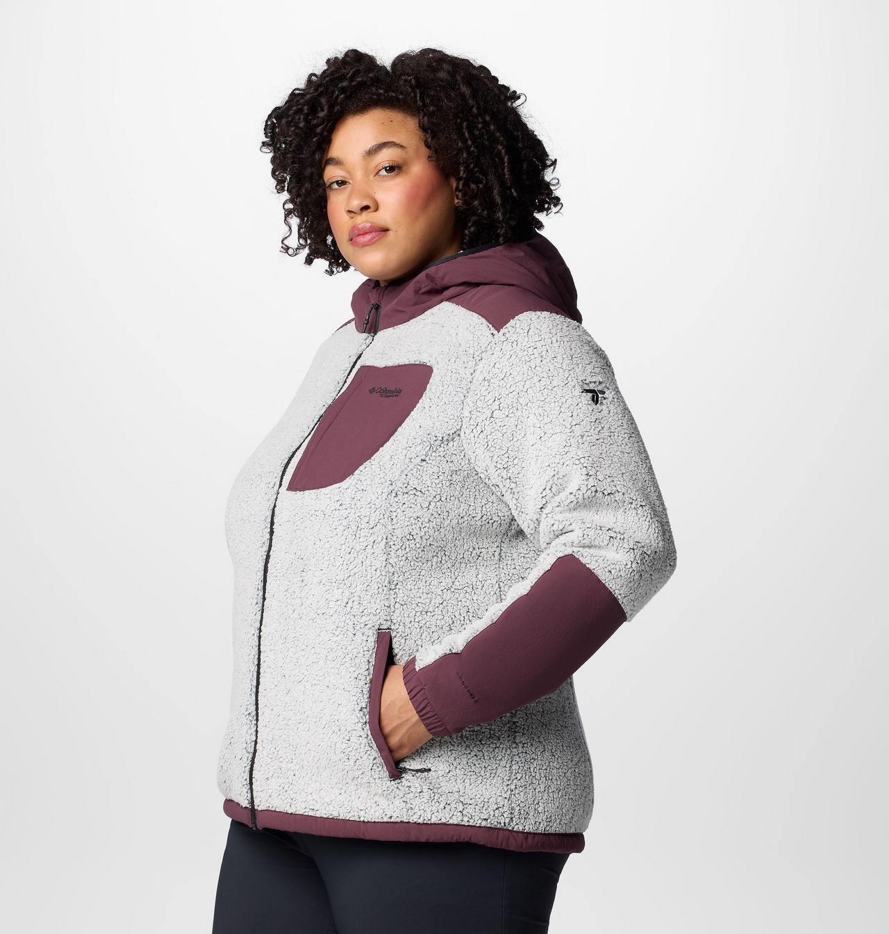 Women's Arctic Crest™ Sherpa Full Zip Fleece Jacket - Plus Size 4